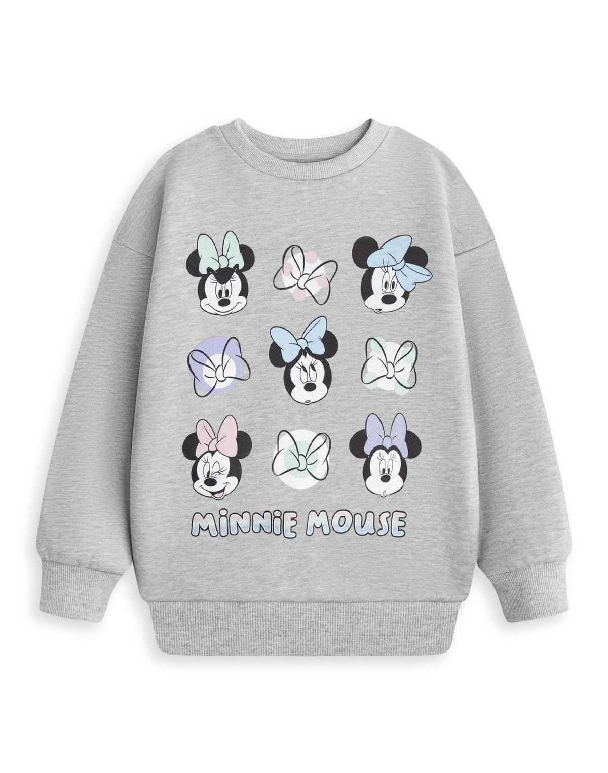 Disney Sweatshirt | Girls Grey Marl | Official Merch