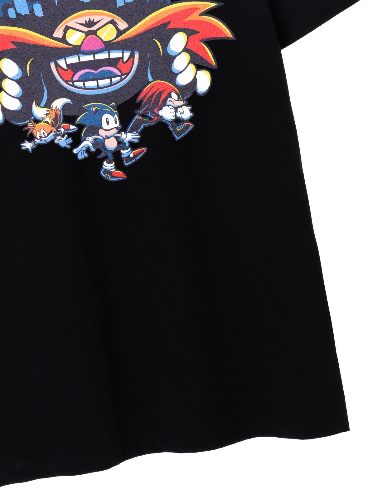 Sonic the Hedgehog Short Sleeved T-Shirt | Mens Black | Official Merch