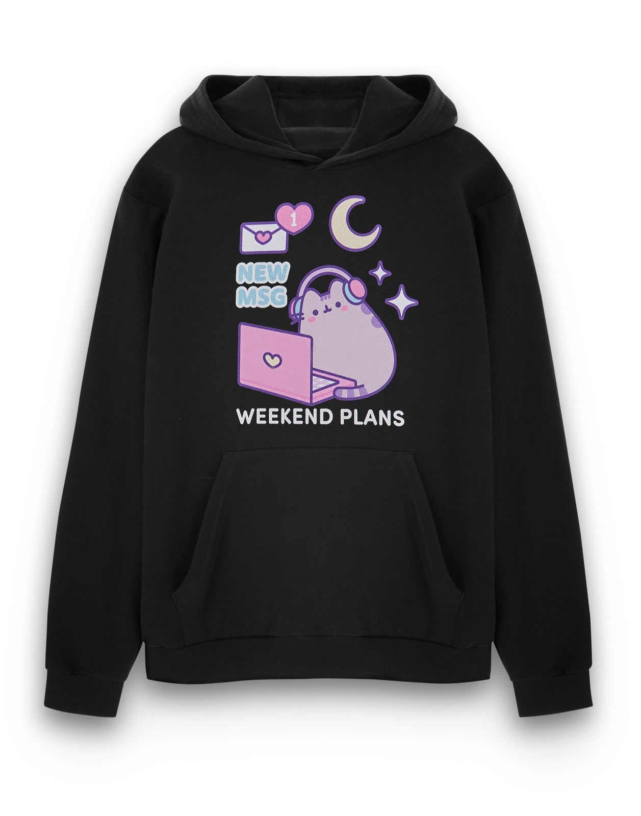 Pusheen Hoodie | Womens Black | Official Merch
