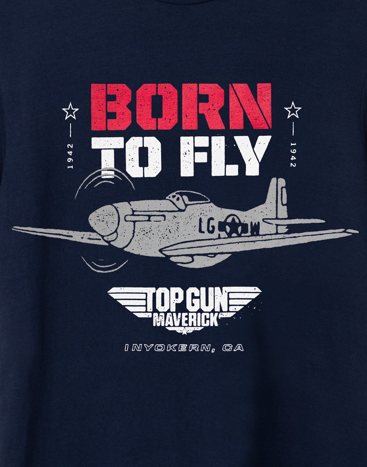 Top Gun Short Sleeved T-Shirt | Mens Blue | Official Merch