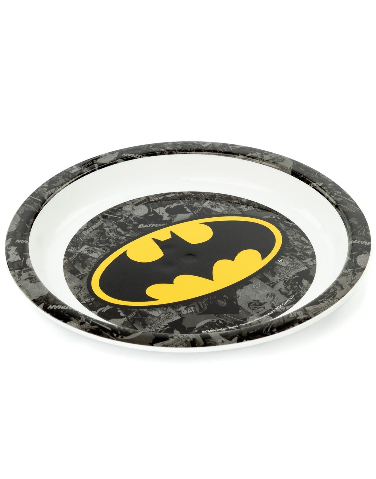 DC Comics 3 Piece Tableware Set | Unisex Kids Black | Official Merch