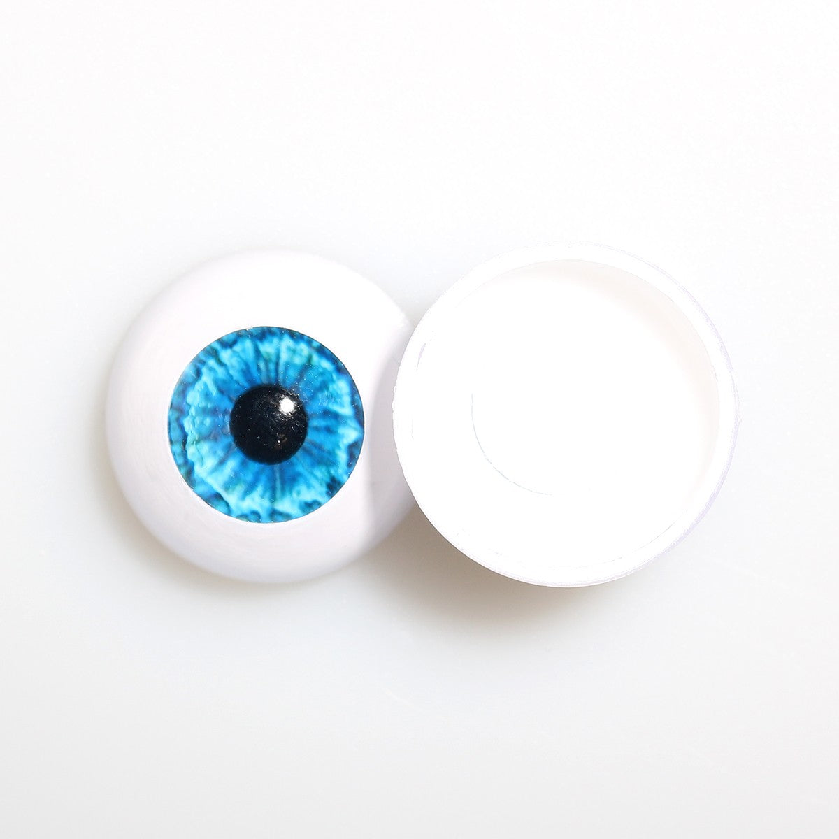 2 Pairs Reborn Baby Doll Eyes Half Round Acrylic Eyeballs Accessories DIY Supply
