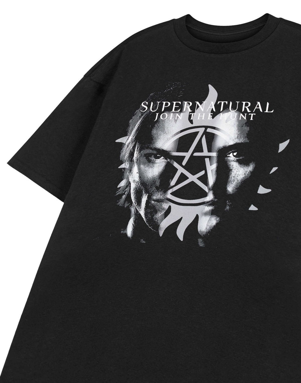 Supernatural Short Sleeved T-Shirt | Mens Black | Official Merch