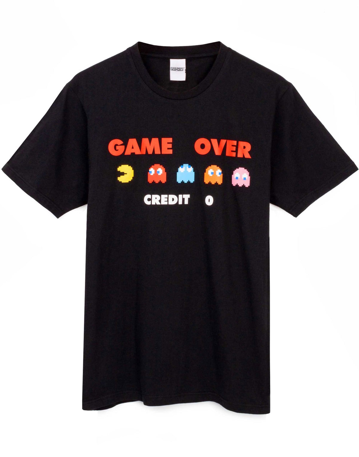 Pacman Short Sleeve Long Leg Pyjama Set | Mens Black | Official Merch