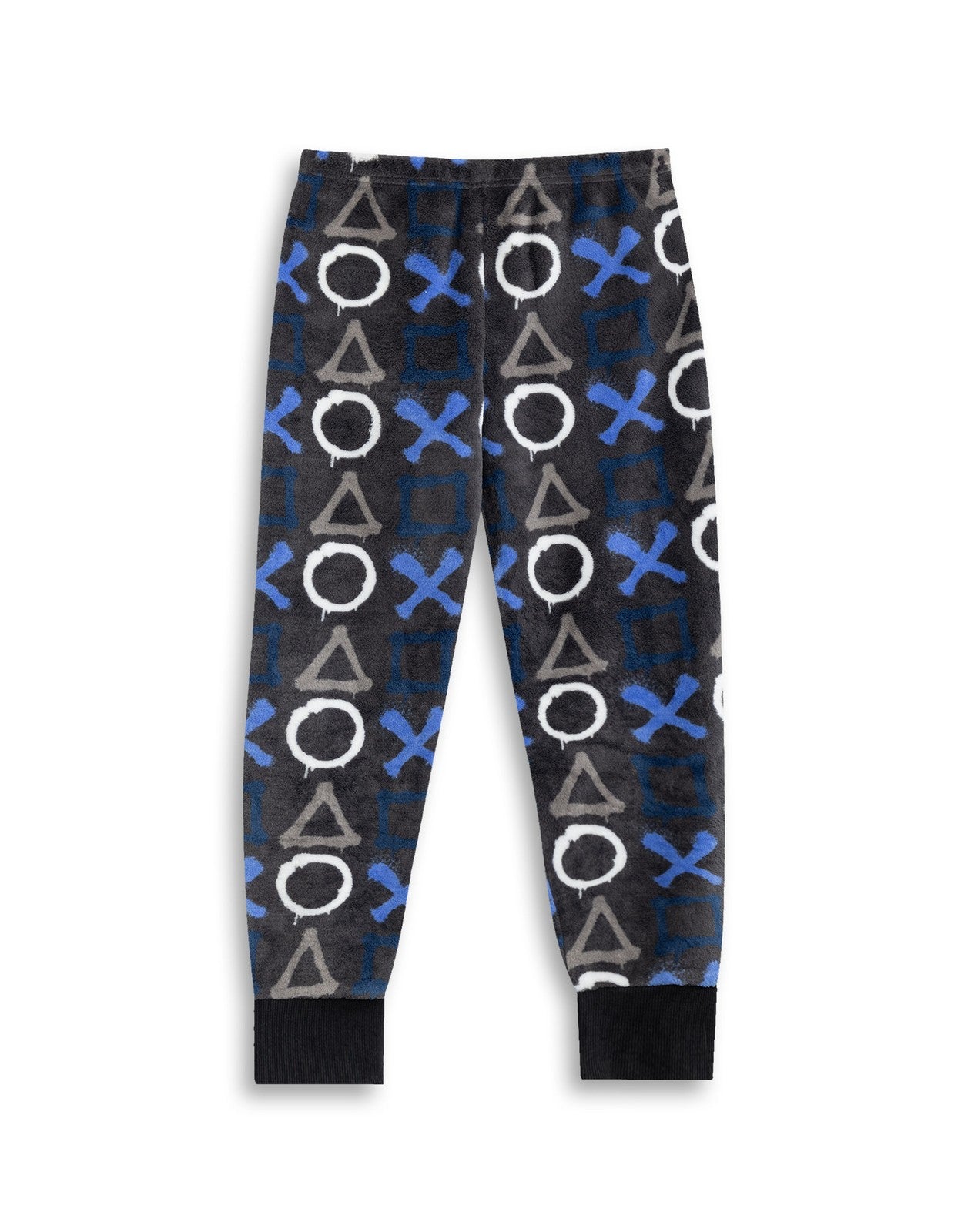 PlayStation Long Sleeve Long Leg Pyjama Set | Boys Black | Official Merch