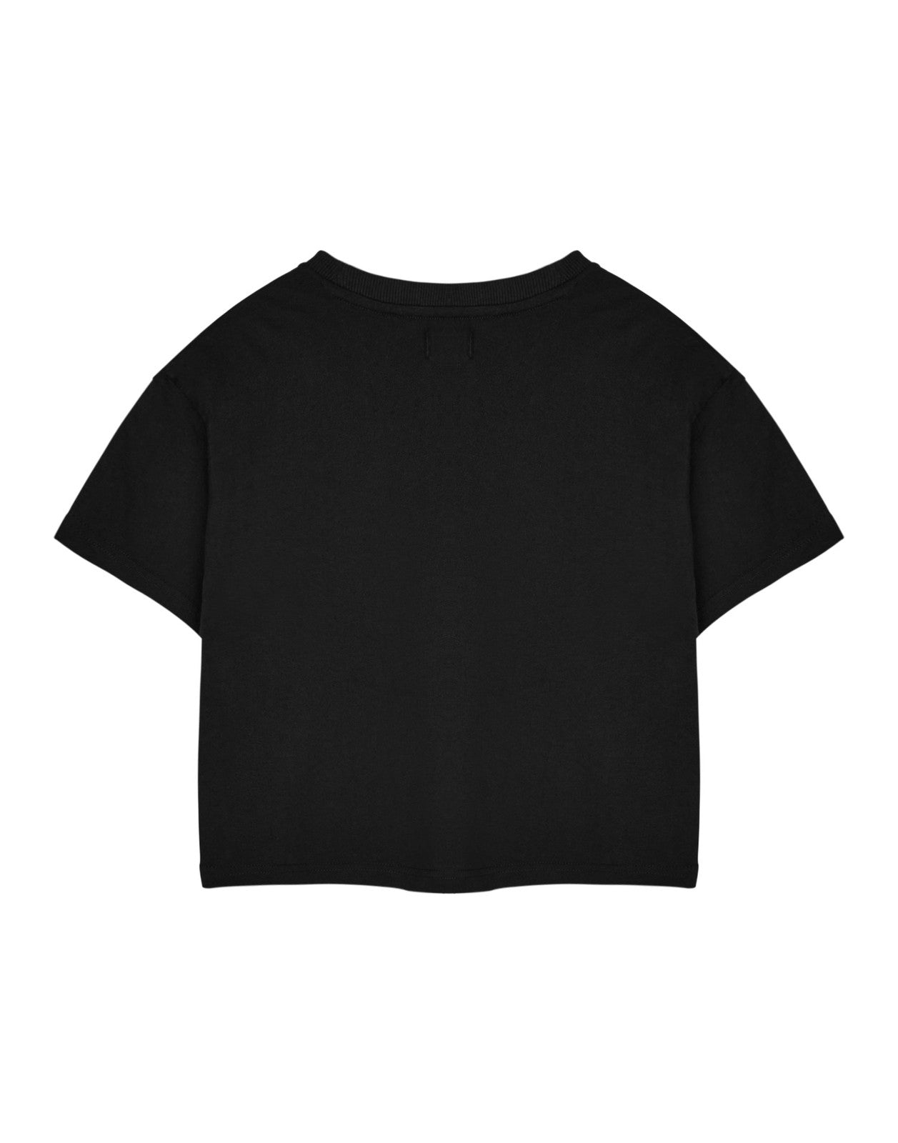 Garfield Cropped Short Sleeved T-Shirt | Womens Black | Official Merch