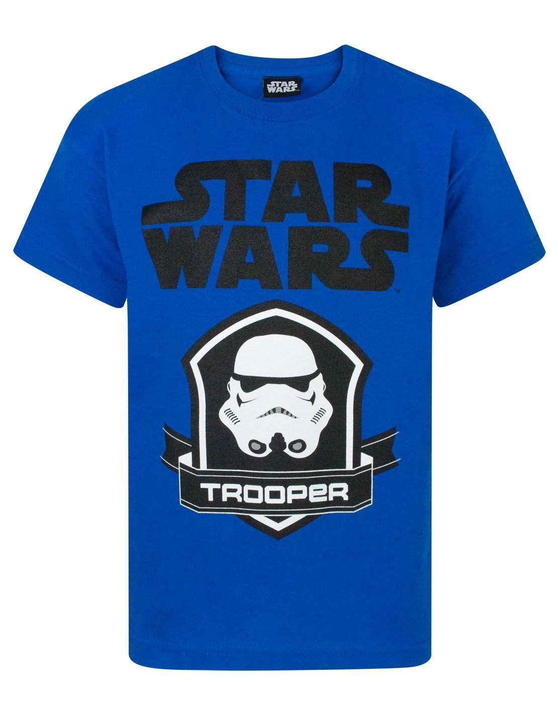 Star Wars Short Sleeved T-Shirt | Boys Blue | Official Merch