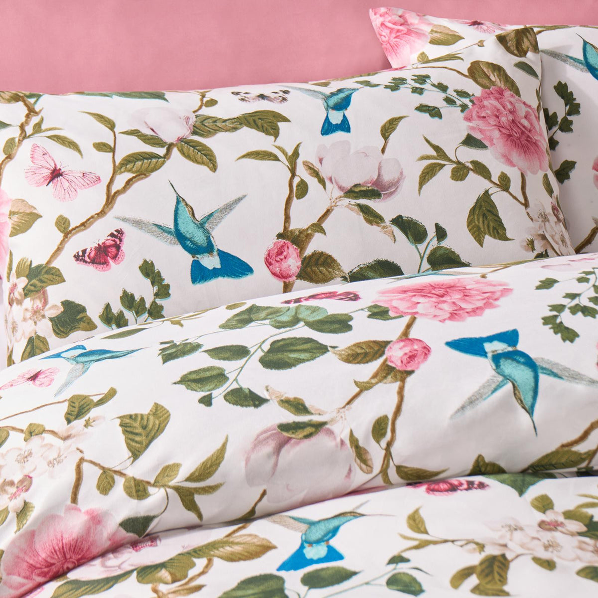 Spring Duvet Cover Set Reversible Floral Bedding Quilt Pillowcase Soft Blossoms