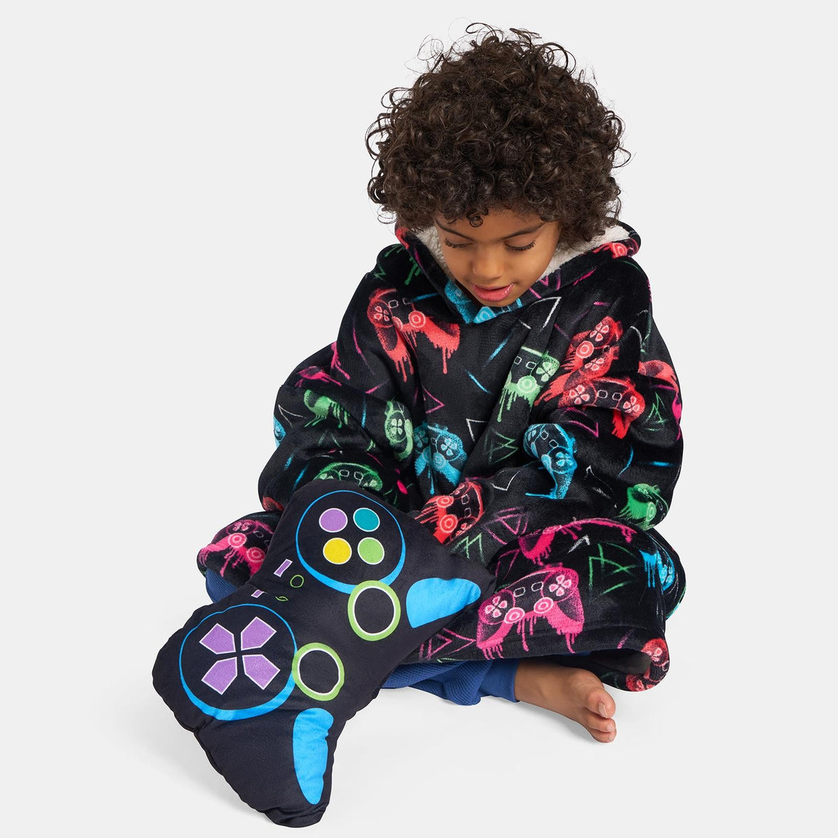 OHS Hot Water Bottle Gaming Controller Shaped Novelty Hand Warmer Cushion