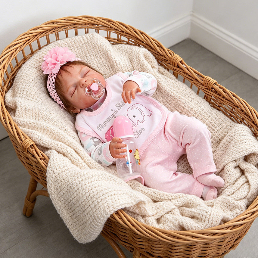 Reborn Baby Dolls Realistic Girl Doll Full Body Vinyl Silicone Toddler Xmas Gift