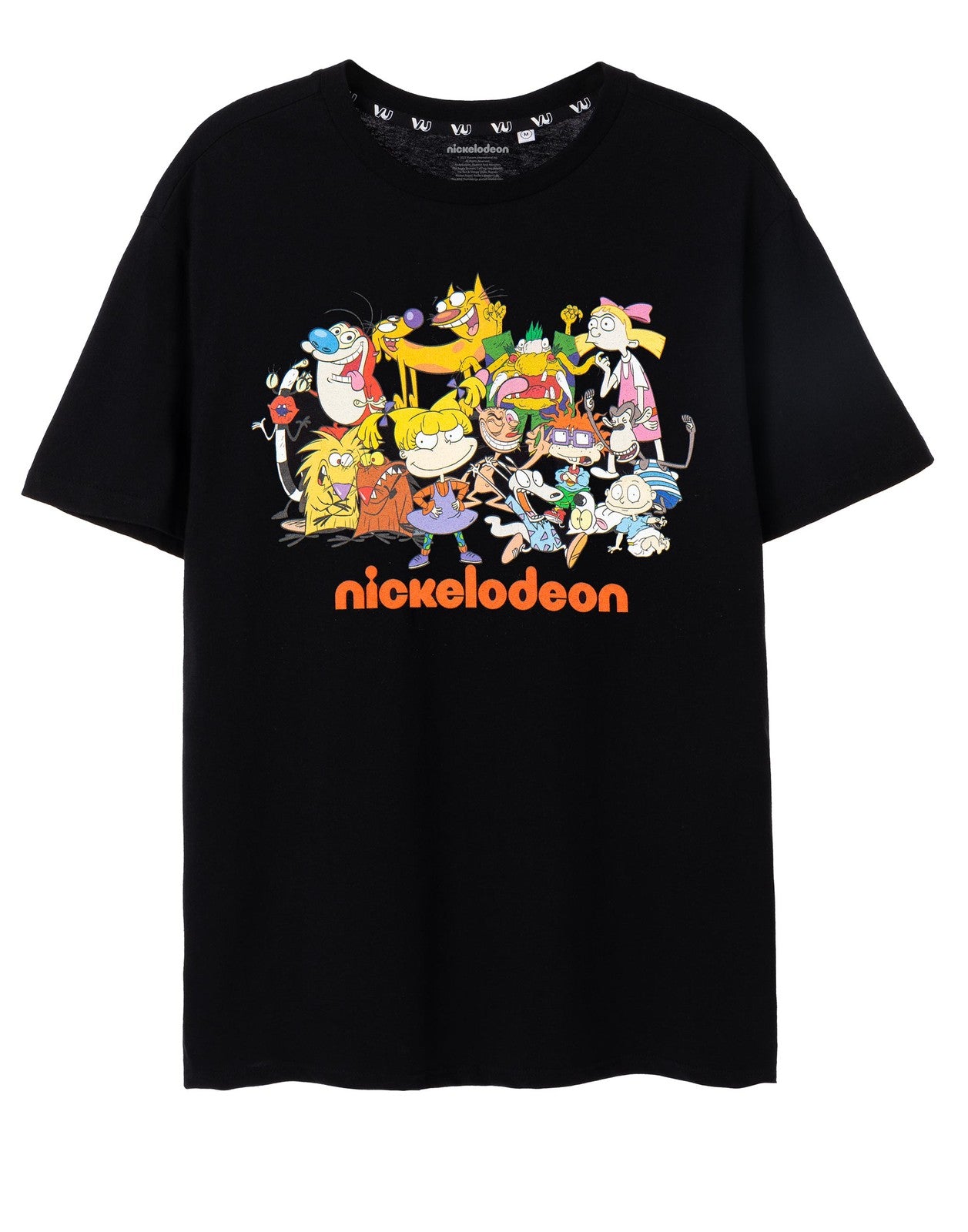Nickelodeon Short Sleeved T-Shirt | Unisex Black | Official Merch