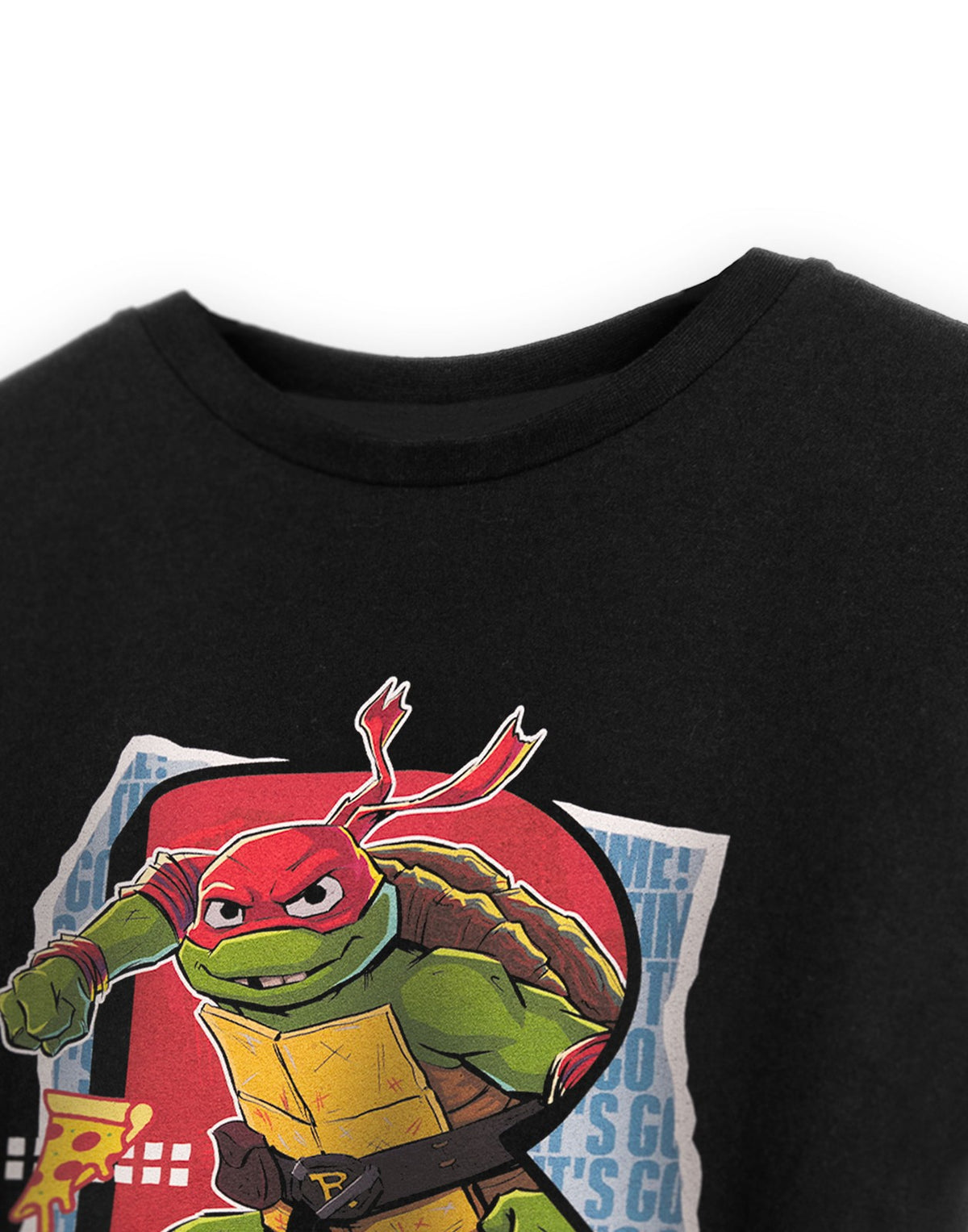 Teenage Mutant Ninja Turtles Short Sleeved T-Shirt | Boys Black | Official Merch