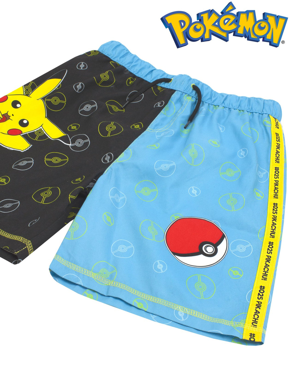 Pokemon Swim Shorts | Boys Blue | Official Merch