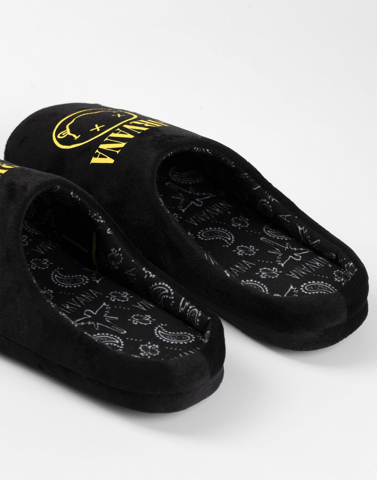 Nirvana Mule Slippers | Unisex Black | Official Merch