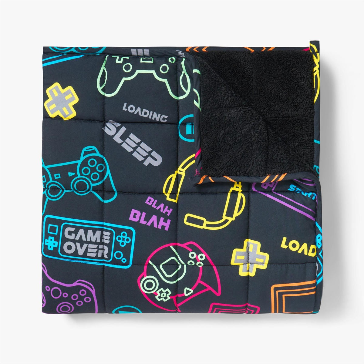 OHS Kids Weighted Blanket Gaming Print Soft Throw Anxiety Stress Relief Sleep