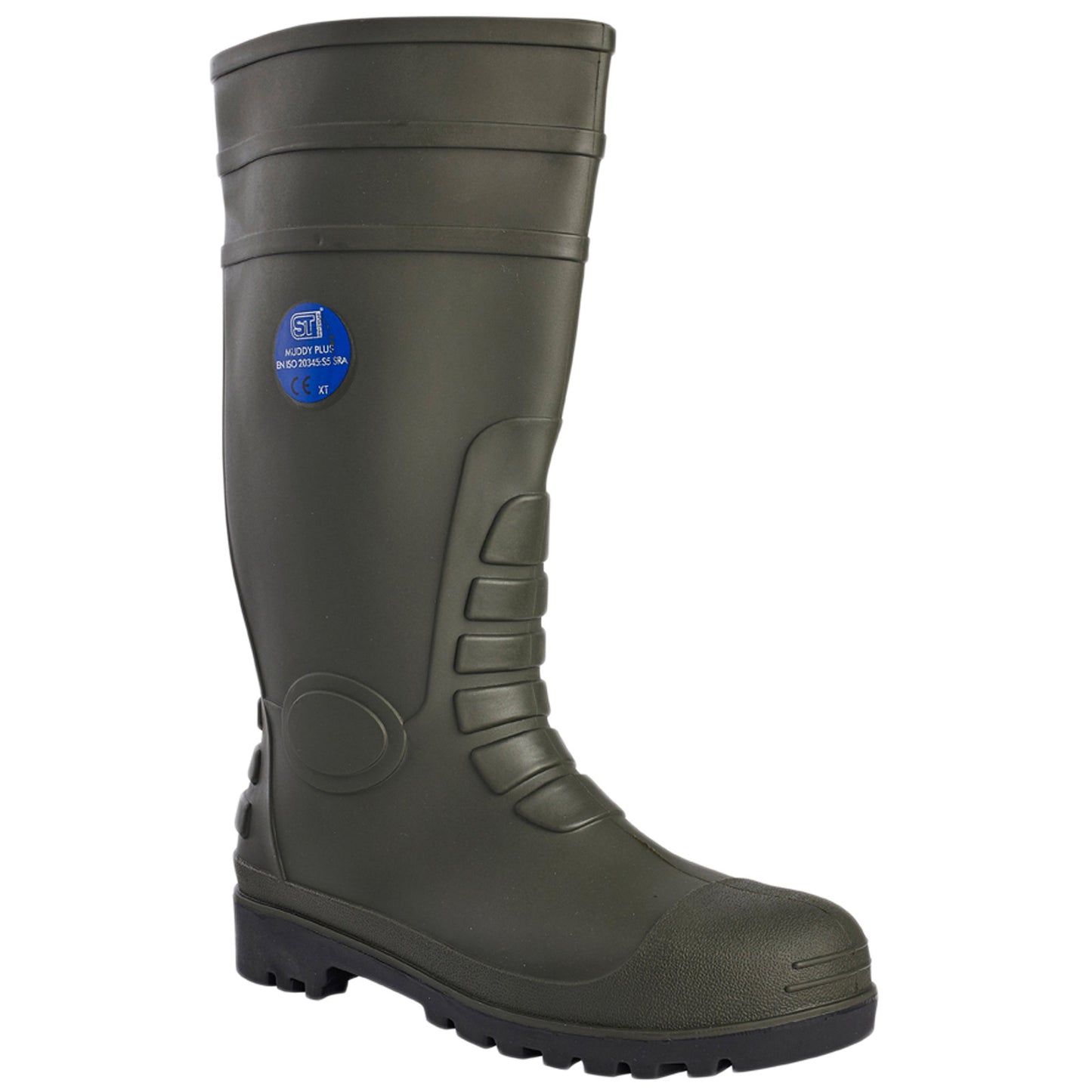 UNISEX STEEL TOE CAP WELLINGTONS SAFETY WATER PROOF WORK BOOTS ANTI SLIP WELLIES