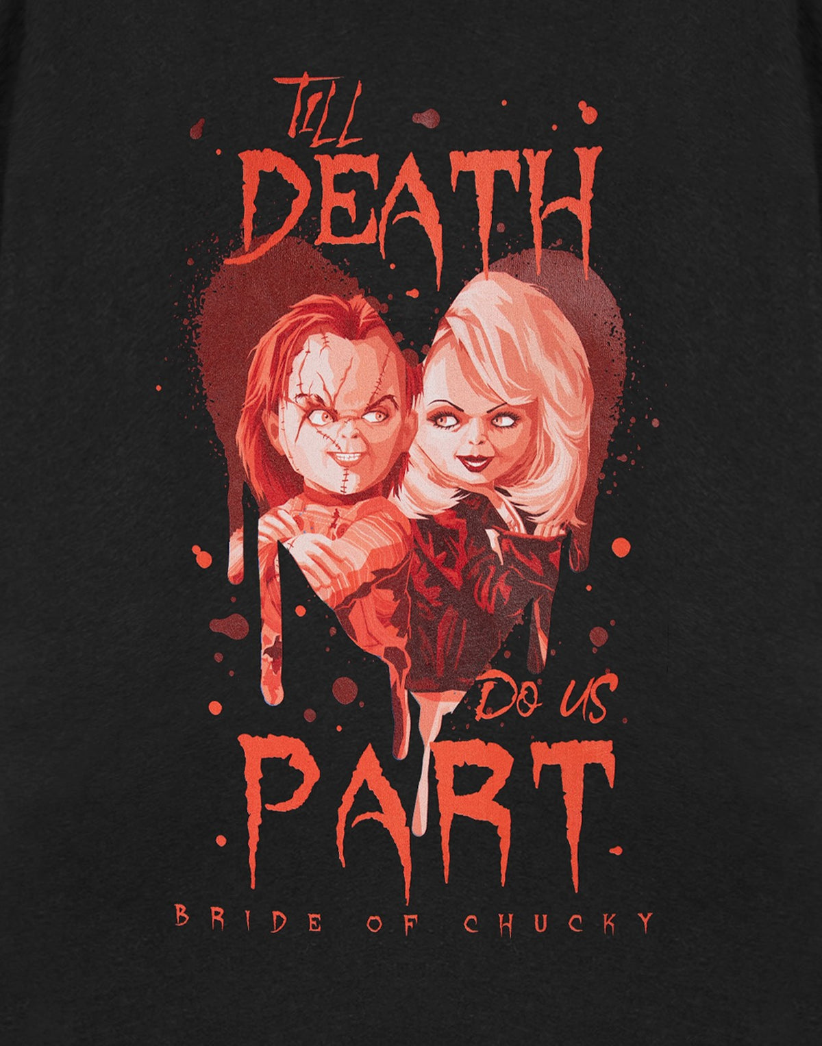 Chucky Short Sleeved T-Shirt | Unisex Black | Official Merch