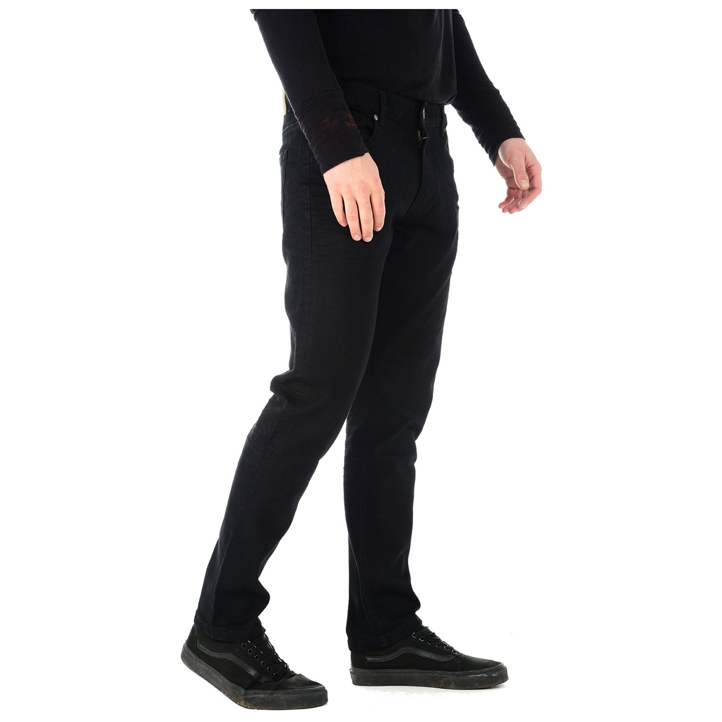 MENS SLIM FIT DENIM JEANS BOYS SKINNY STRETCH SMART CASUAL STRAIGHT LEG TROUSERS