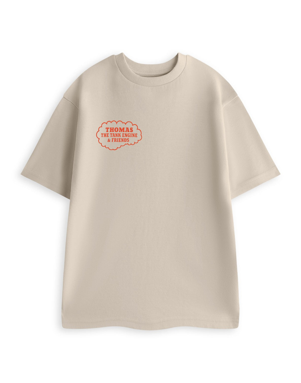 Thomas and Friends Short Sleeved T-Shirt | Unisex Oatmeal | Official Merch