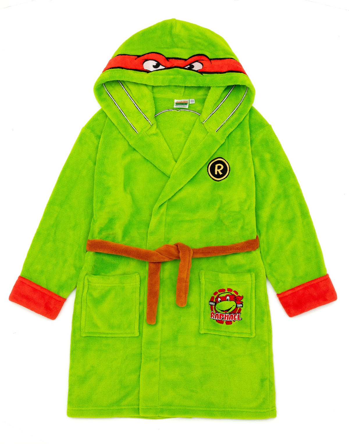 Teenage Mutant Ninja Turtles Hooded Bathrobe | Boys Green | Official Merch
