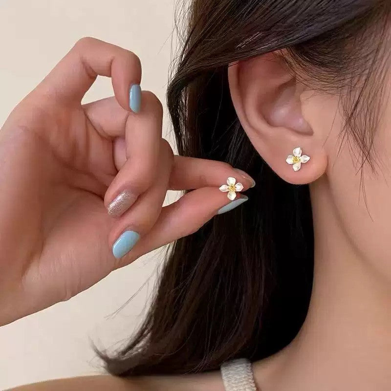 925 Sterling Silver Stud Lovely Flower Earrings Jewellery Women Girls Gift UK