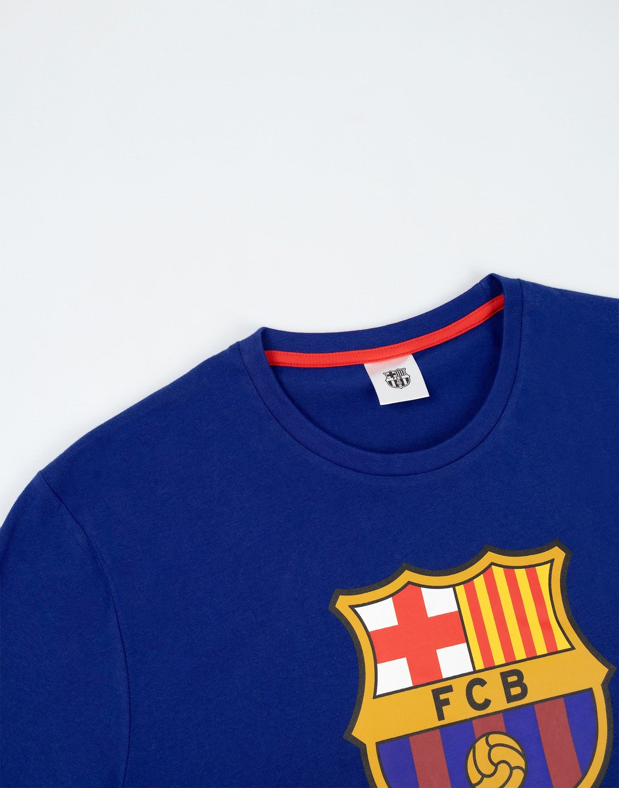 FC Barcelona Short Sleeve Long Leg Pyjama Set | Mens Black | Official Merch