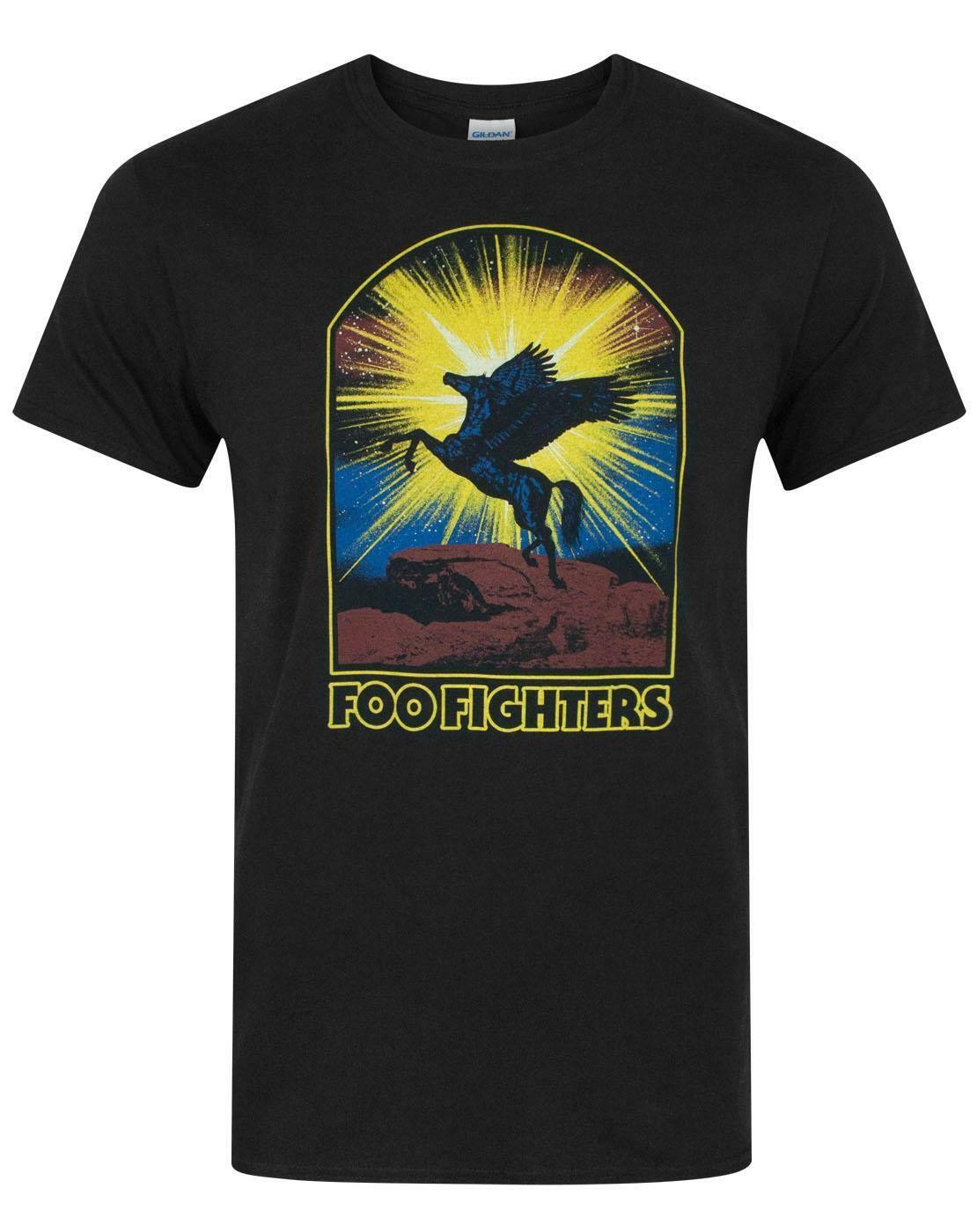 Foo Fighters Short Sleeved T-Shirt | Mens Black | Official Merch