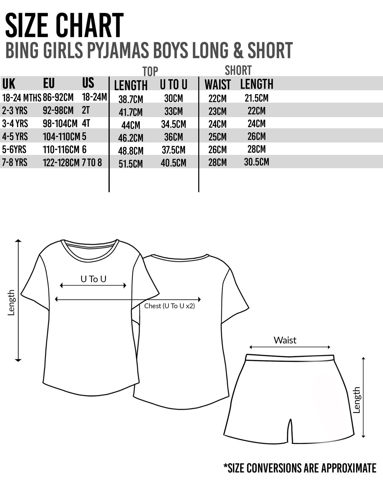 Bing Bunny Short Sleeve Short Leg Pyjama Set | Boys Grey | Official Merch