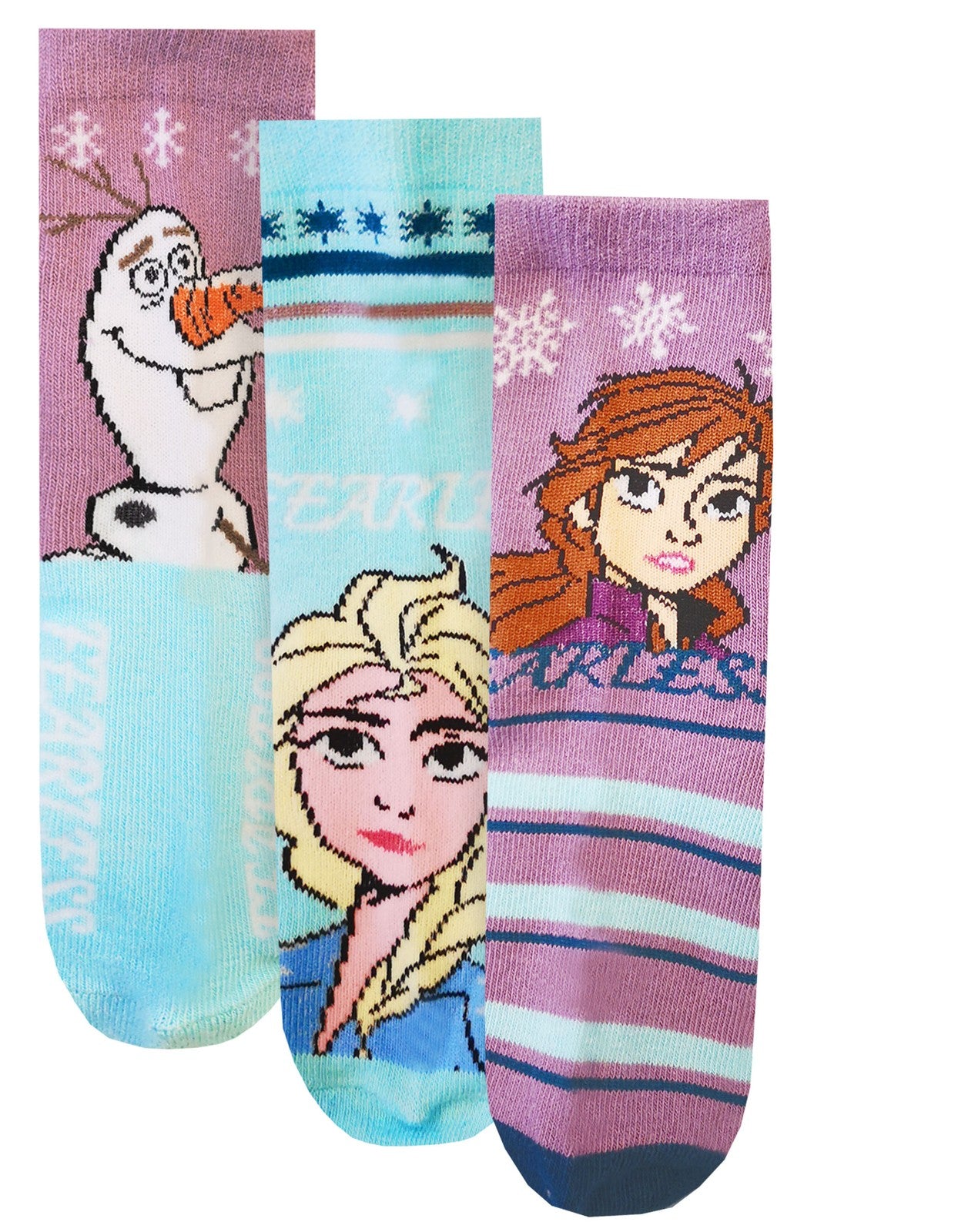 Disney Calf Socks Set of 3 | Unisex Kids Blue | Official Merch