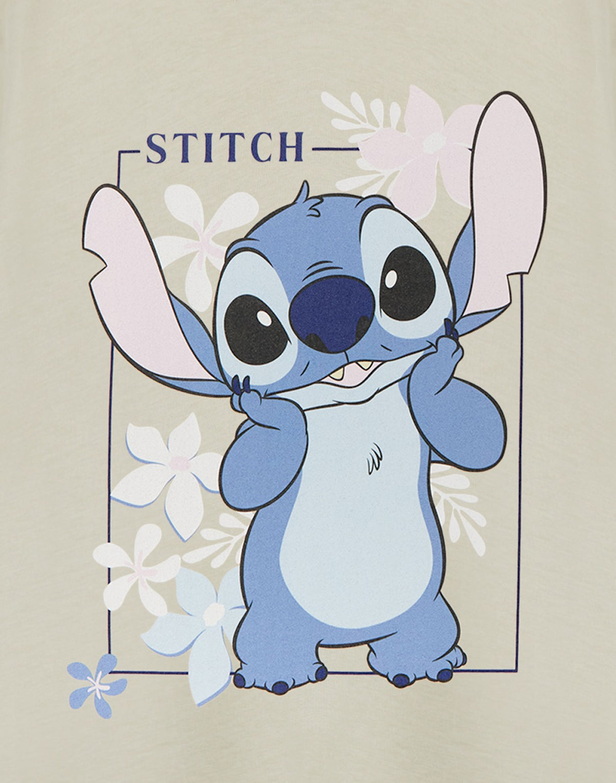 Disney Short Sleeved T-Shirt | Girls Oatmeal | Official Merch