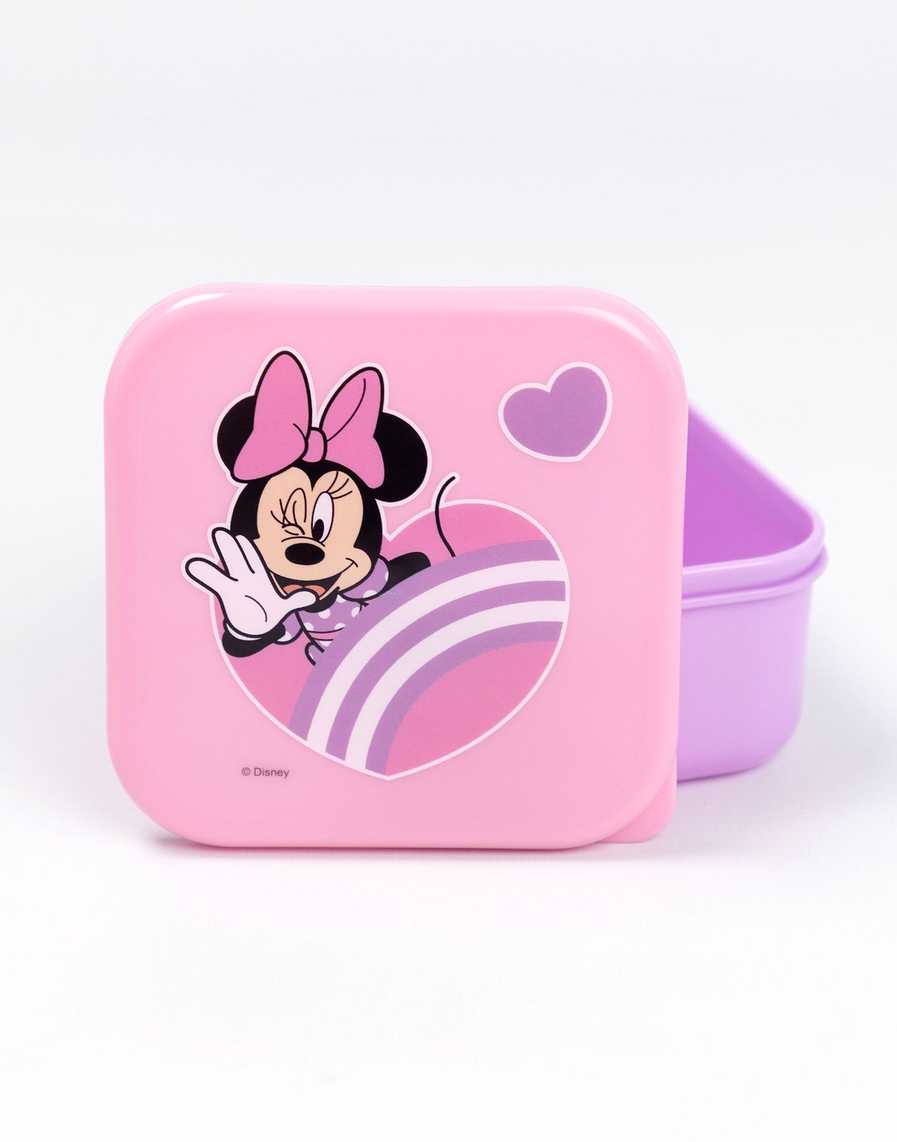 Disney Lunch Bag Bottle and 3 Snack Pot | Girls Pink | Official Merch