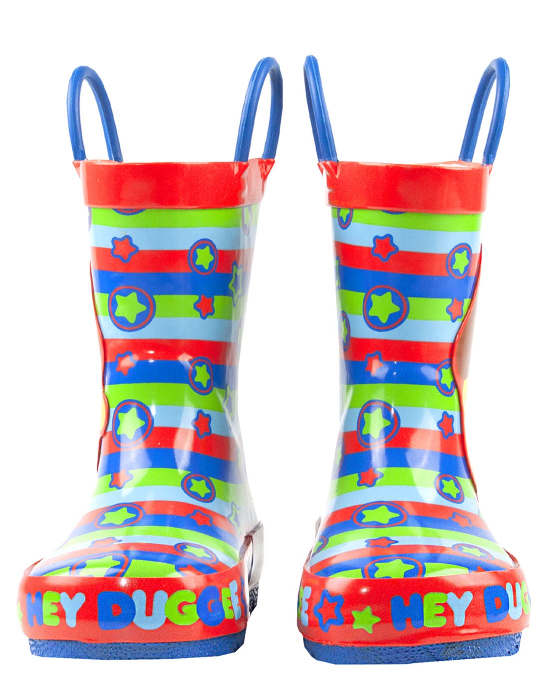 Hey Duggee Wellington Boots with Handles | Boys Red | Official Merch