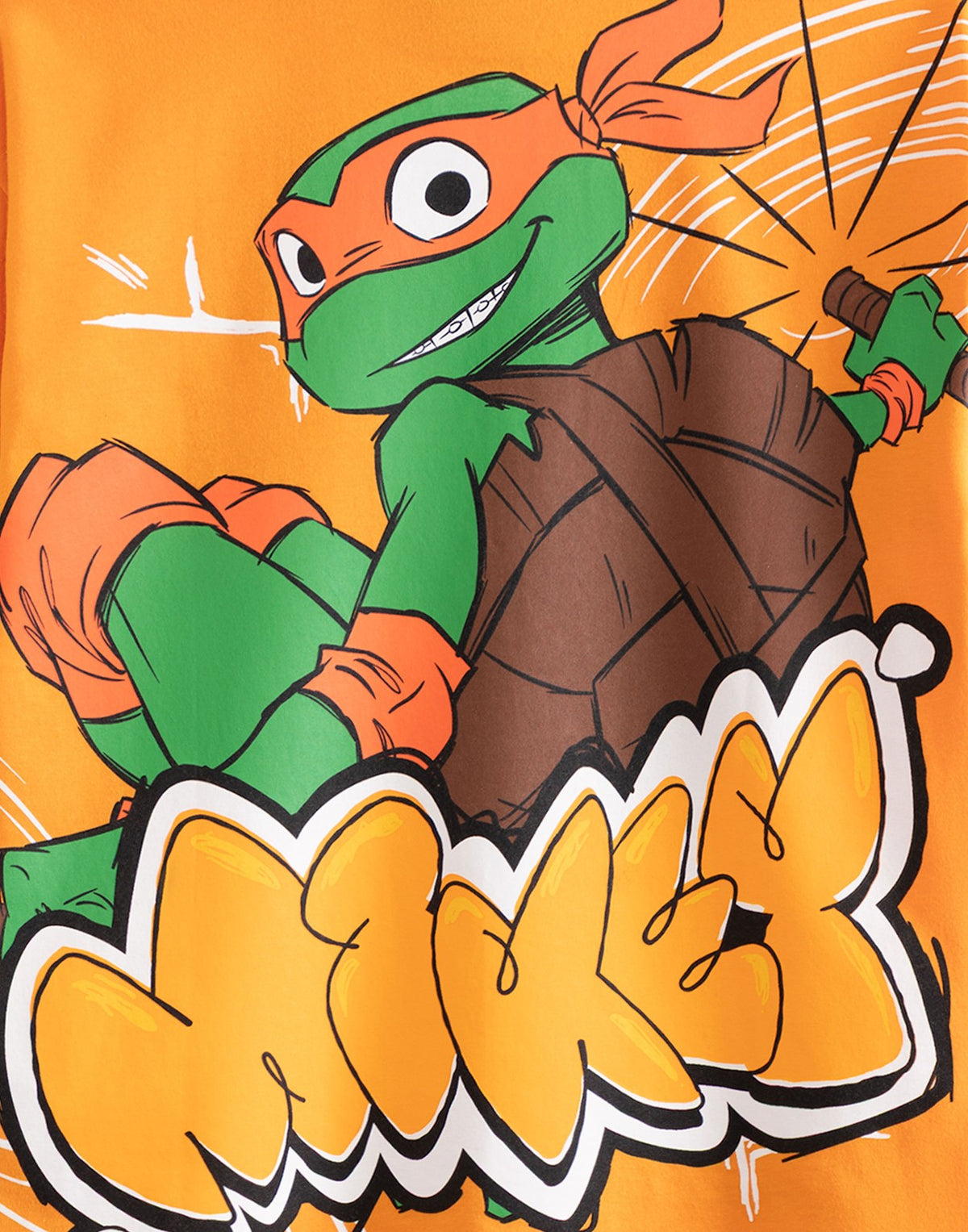 Teenage Mutant Ninja Turtles Short Sleeved T-Shirt | Boys Orange | Official Merc