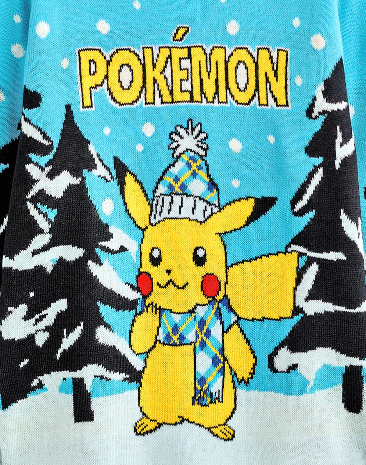 Pokemon Christmas Jumper | Boys Blue | Official Merch