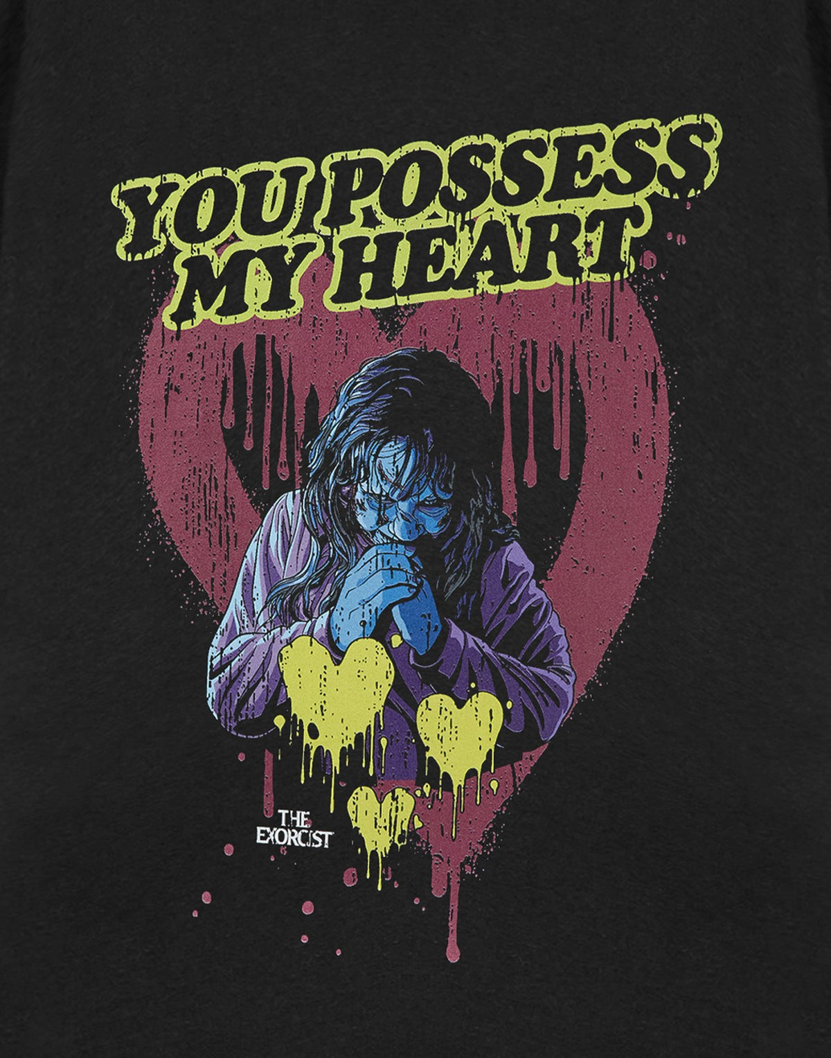 Exorcist Short Sleeved T-Shirt | Unisex Black | Official Merch