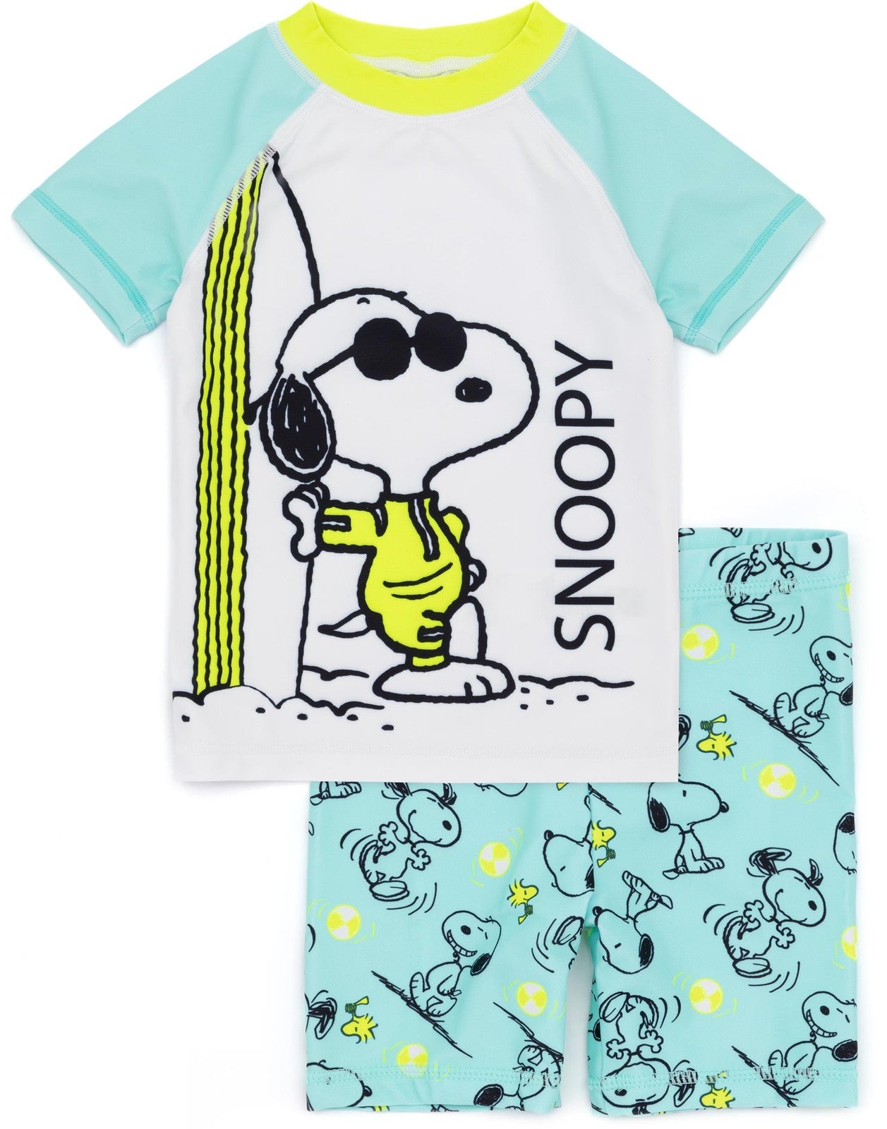 Peanuts 2 Piece Swim Set | Boys Blue | Official Merch