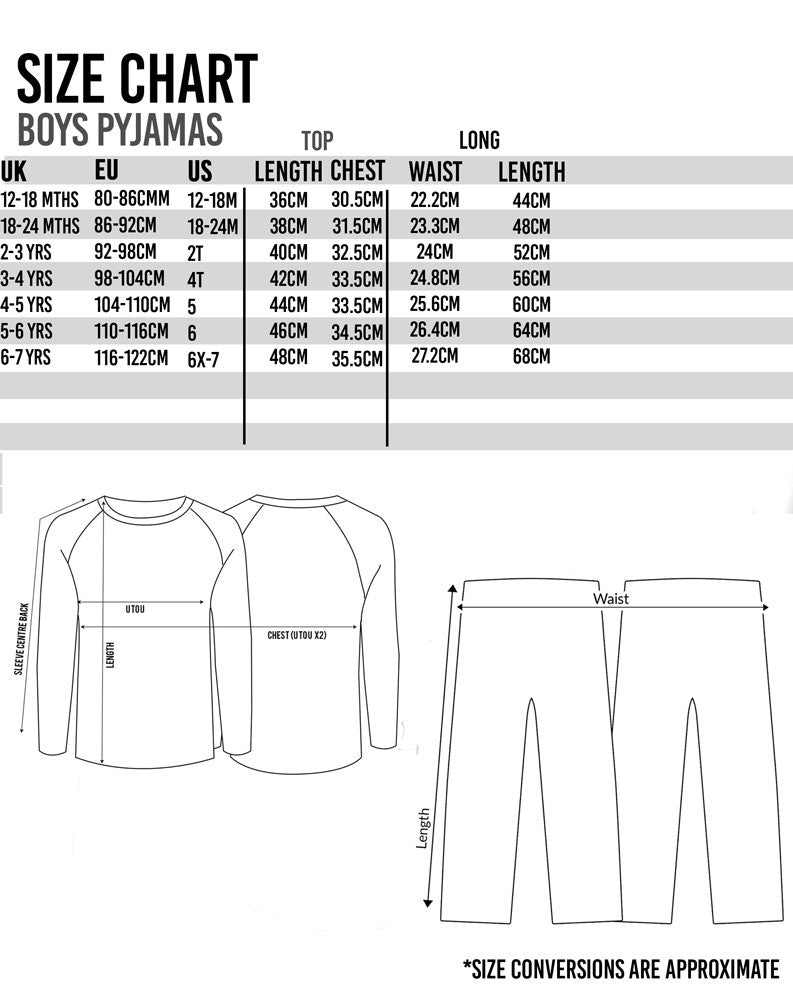 Gruffalo & Friends Long Sleeve Long Leg Pyjama Set | Boys Blue | Official Merch