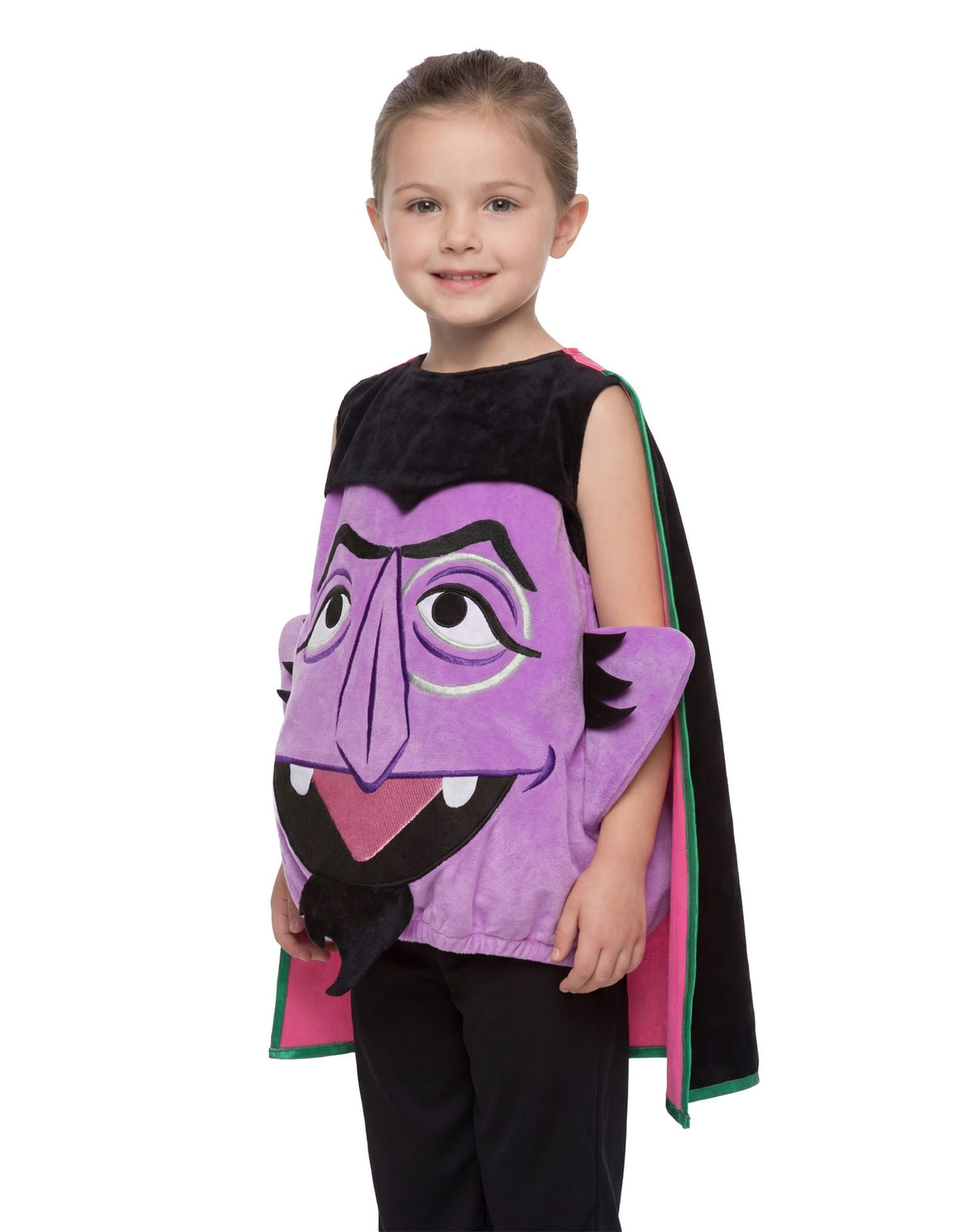 Sesame Street 2 Piece Costume | Unisex Kids Purple | Official Merch