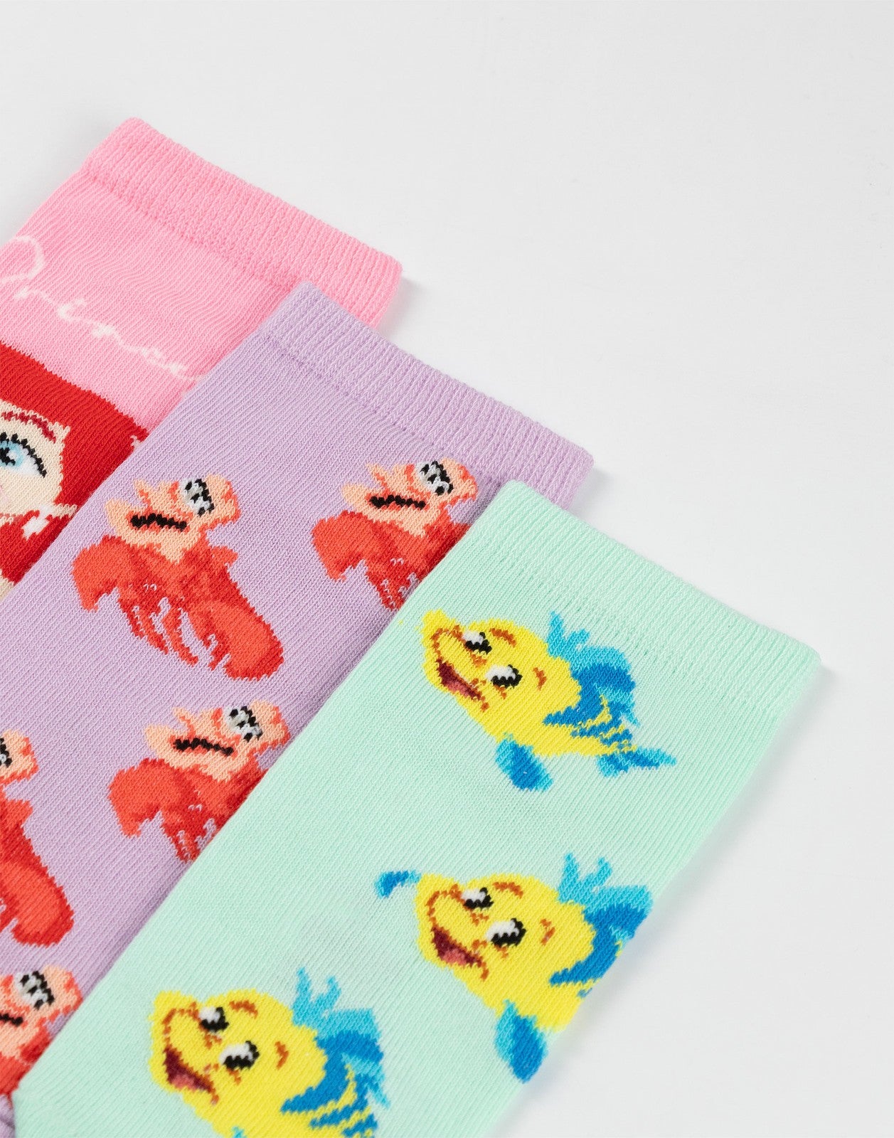 Disney Calf Socks Set of 5 | Girls Multicoloured | Official Merch