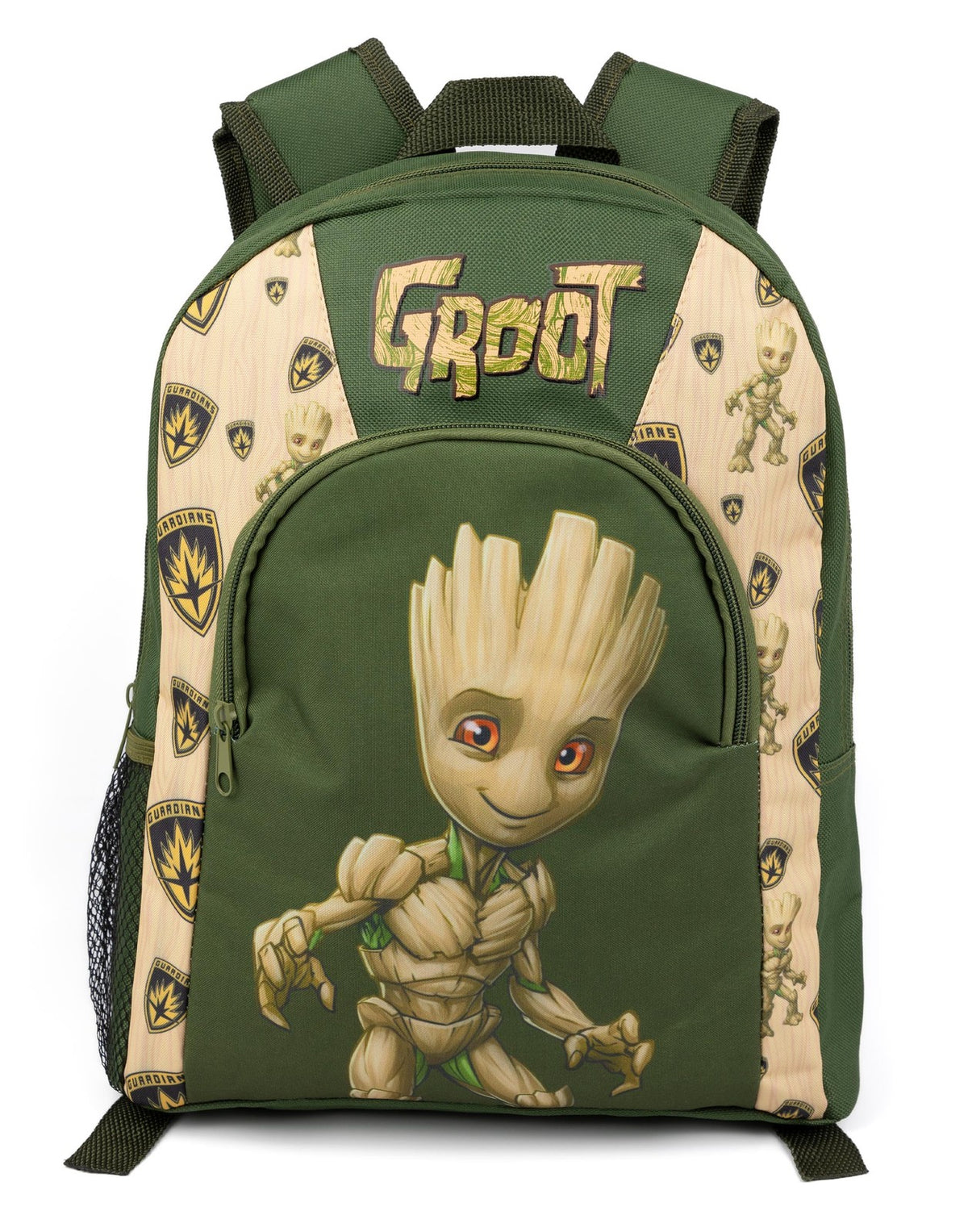 Marvel Backpack | Unisex Kids Green Brown | Official Merch