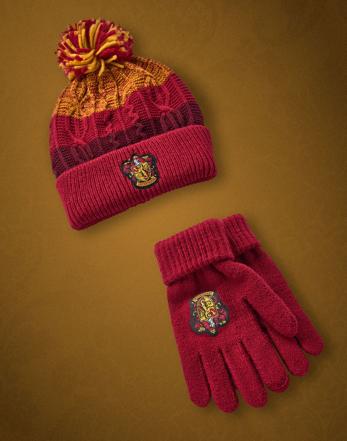 Harry Potter Beanie and Gloves Set | Unisex Multicoloured | Official Merch