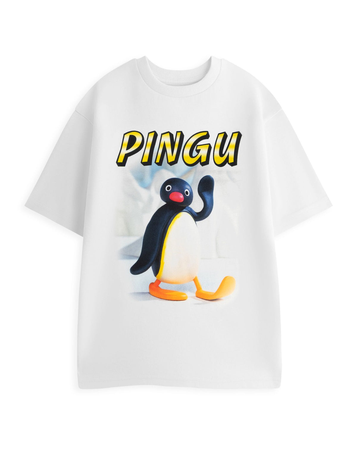 Pingu Short Sleeved T-Shirt | Unisex White | Official Merch