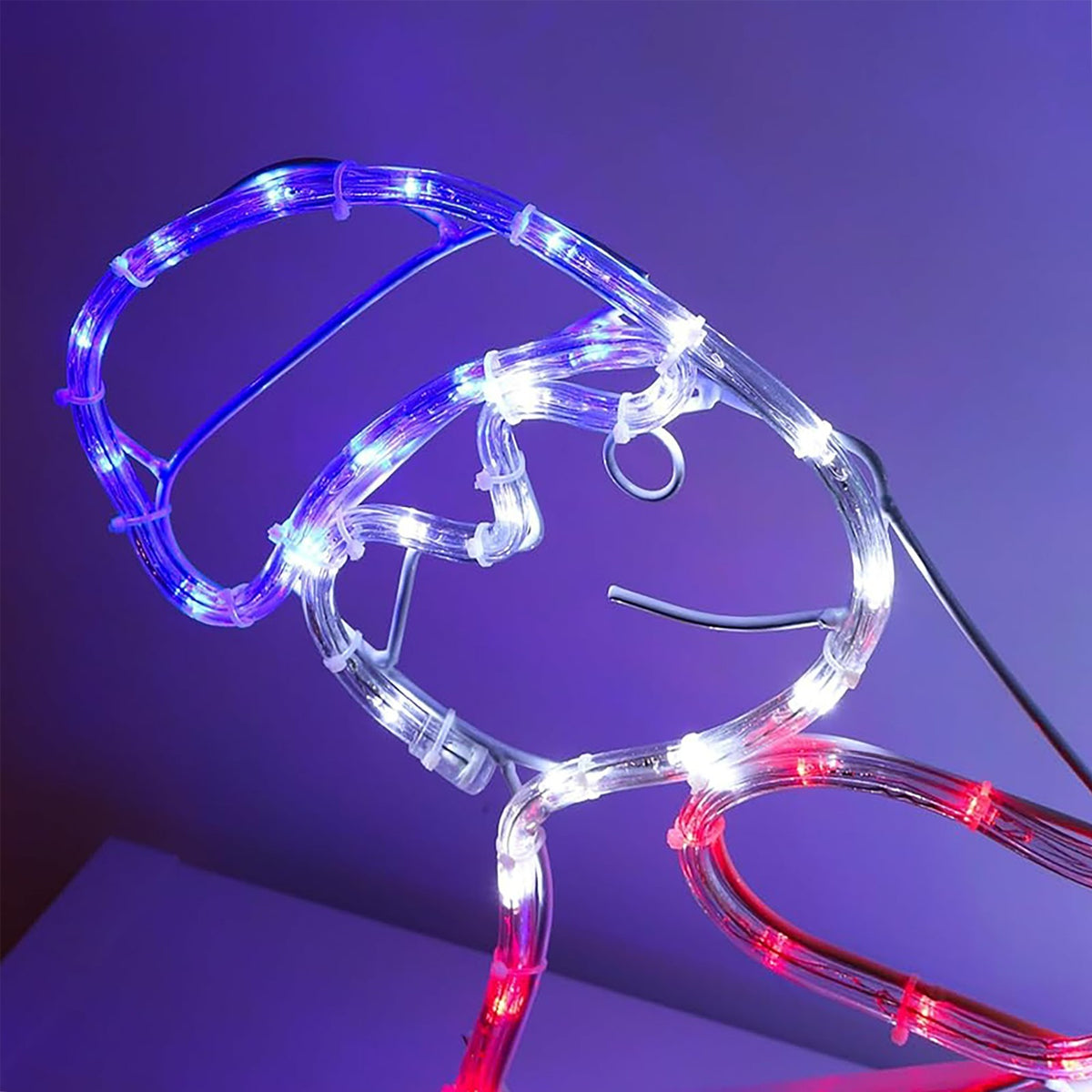 Christmas LED Rope Light Decoration See Saw Multicoloured Indoor Outdoor Xmas