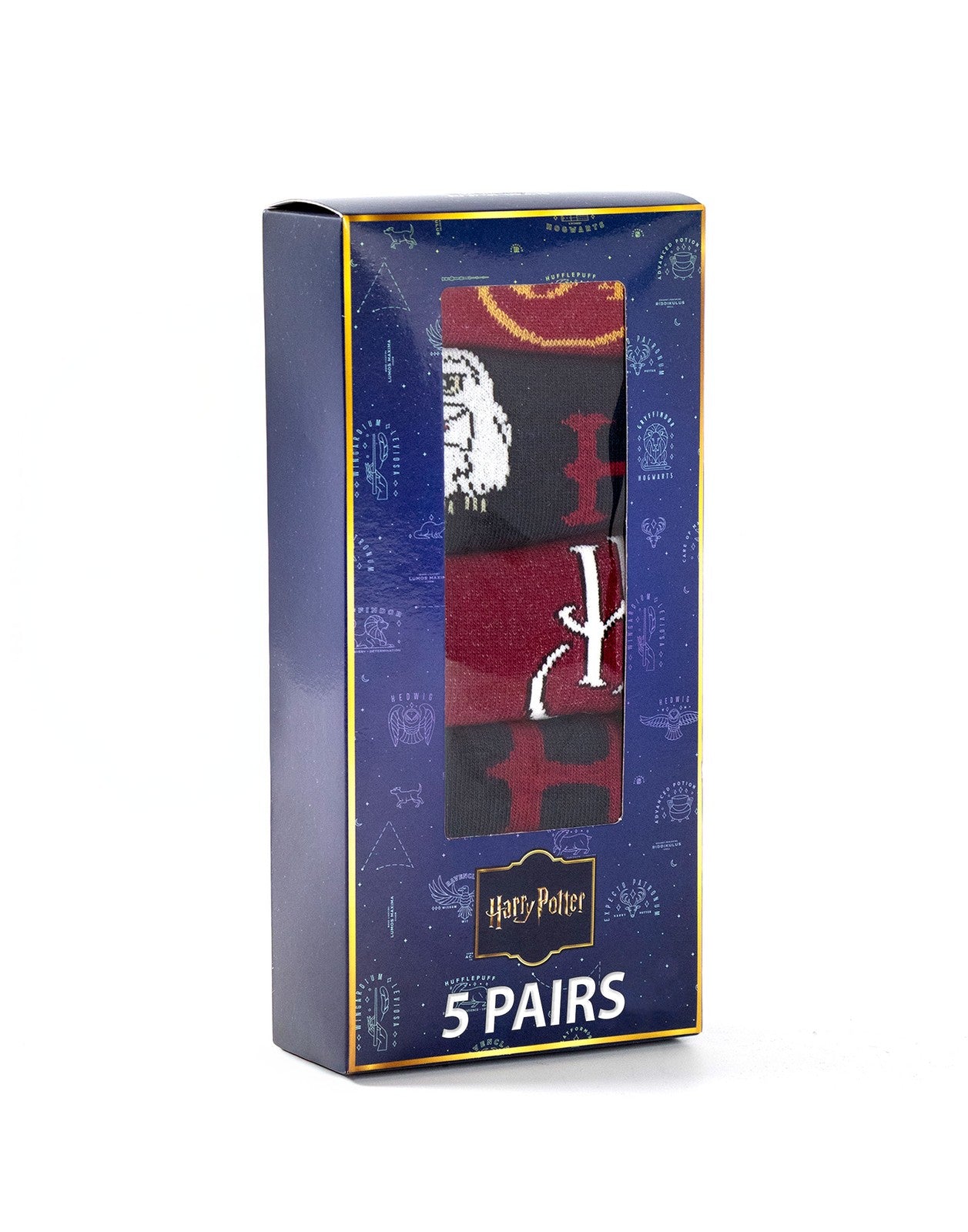 Harry Potter Calf Socks Set of 5 | Womens Multicoloured | Official Merch