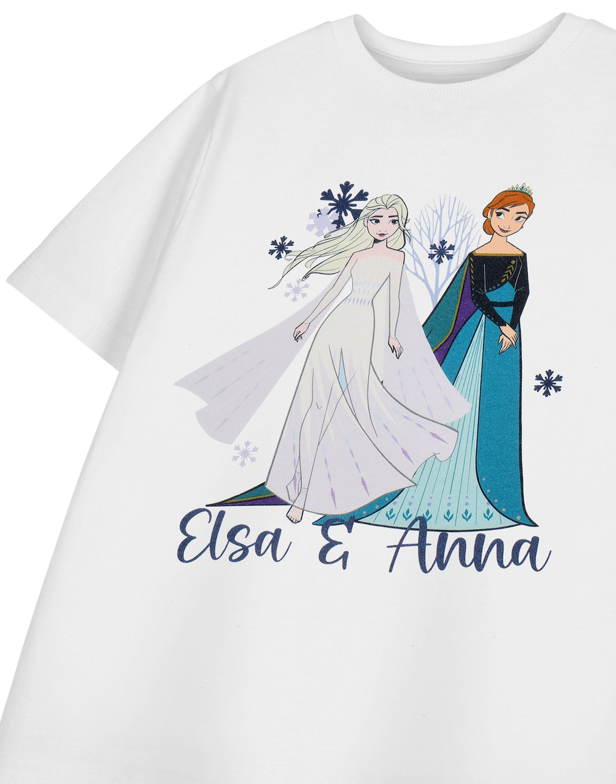 Disney Short Sleeved T-Shirt | Girls White | Official Merch