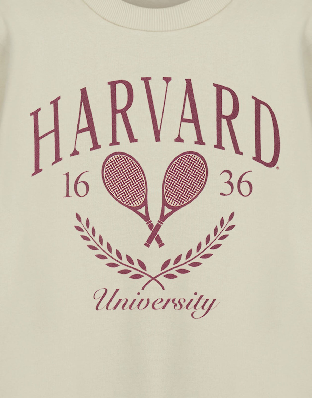 Harvard Sweatshirt | Unisex Oatmeal | Official Merch