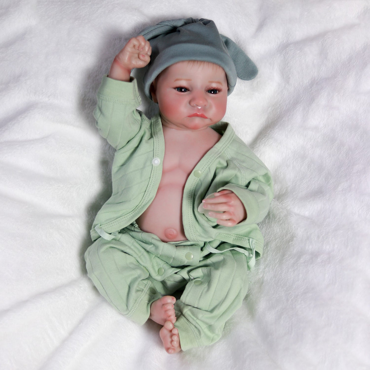 Realistic Reborn Dolls Twins Newborn Baby Boy Vinyl Silicone Lifelike Babies Toy