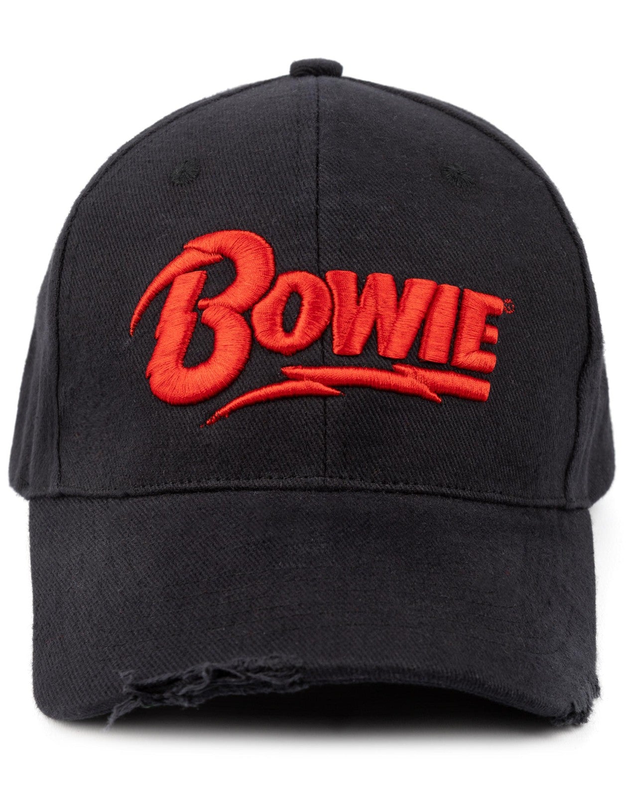 David Bowie Adjustable Curved Peak Cap | Unisex Black | Official Merch