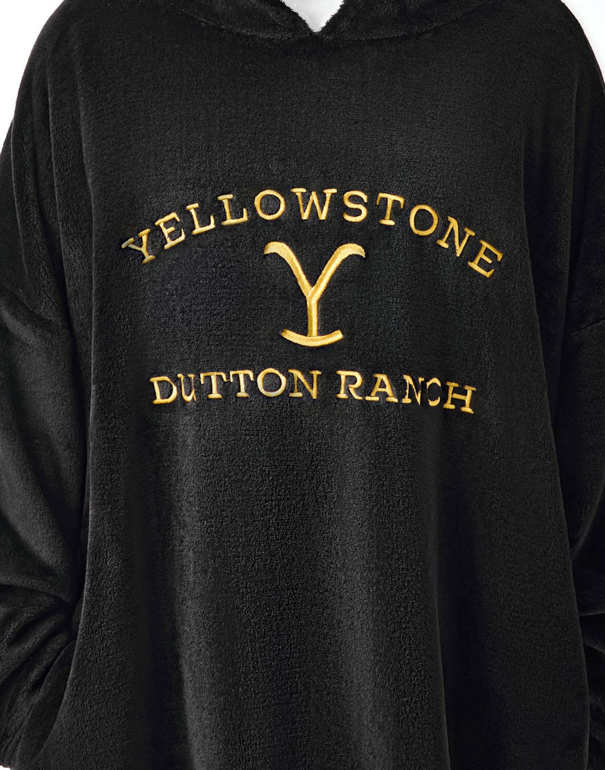 Yellowstone Blanket Hoodie | Mens Black | Official Merch