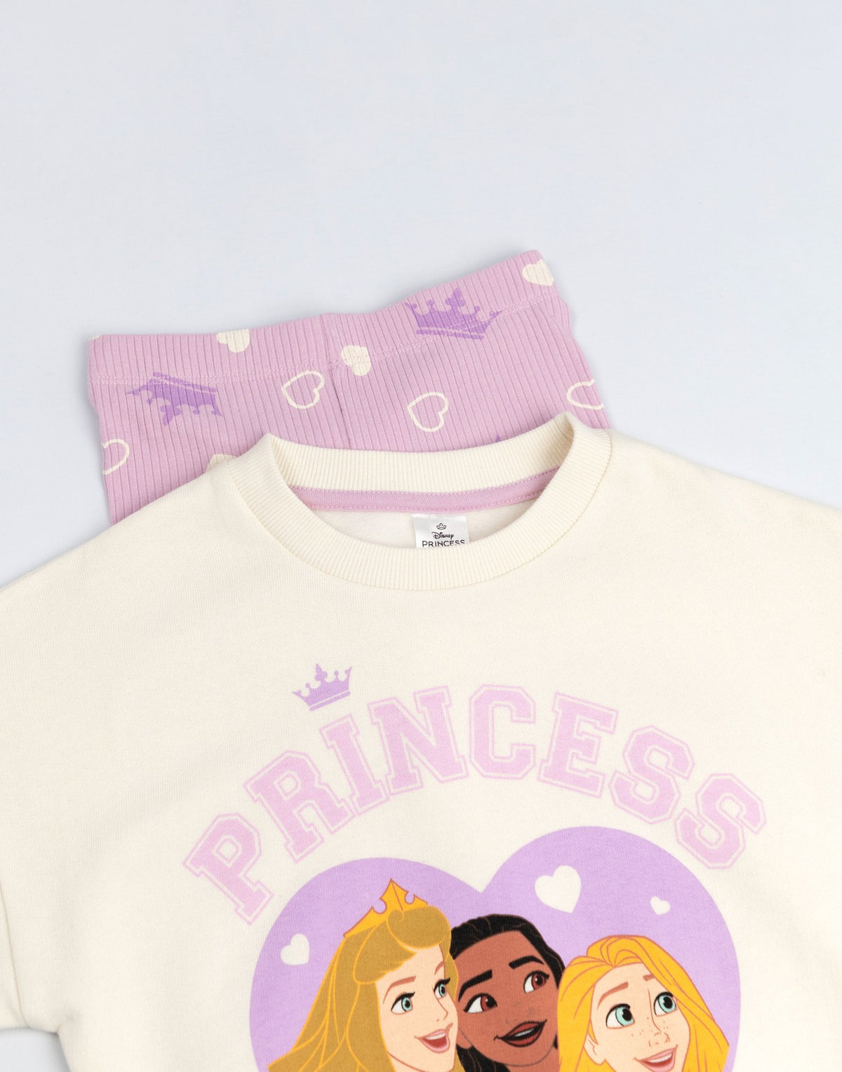 Disney Sweatshirt and Joggers Set | Girls Pink | Official Merch